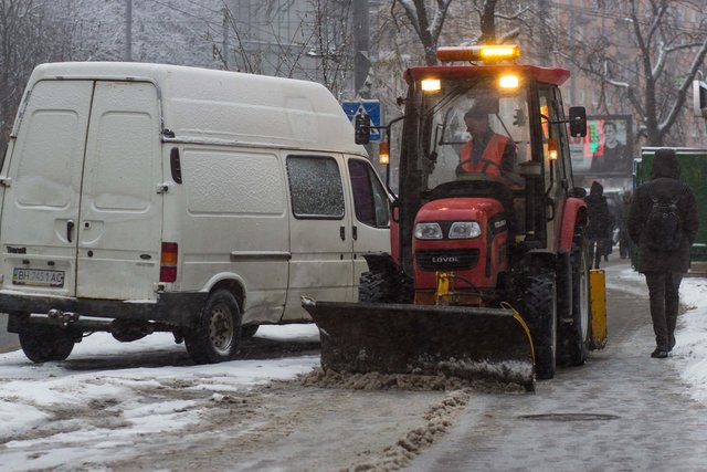 Сніг у Києві. Фото: Сегодня