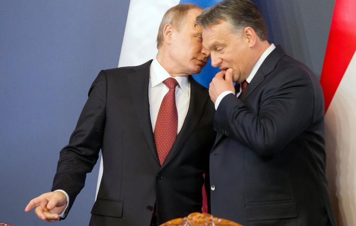 Фото: Прем’єр-міністр Угорщини Орбан та президент РФ Путін / gulaypole.in.ua