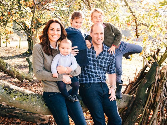 Фото: принц Вільям та Кейт Міддлтон разом з дітьми / Twitter Kensington Palace