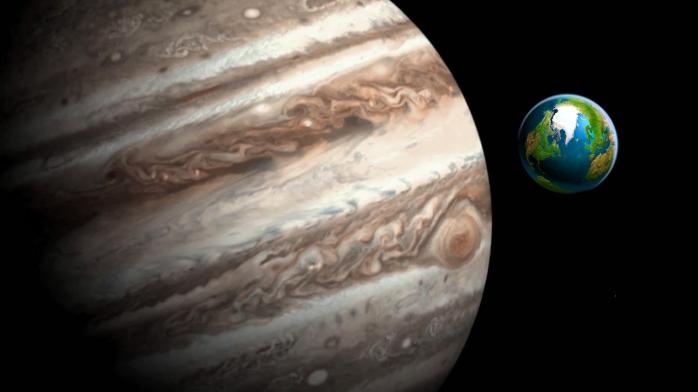 Дивовижне відео Юпітера, фото — The Guardian/YouTube
