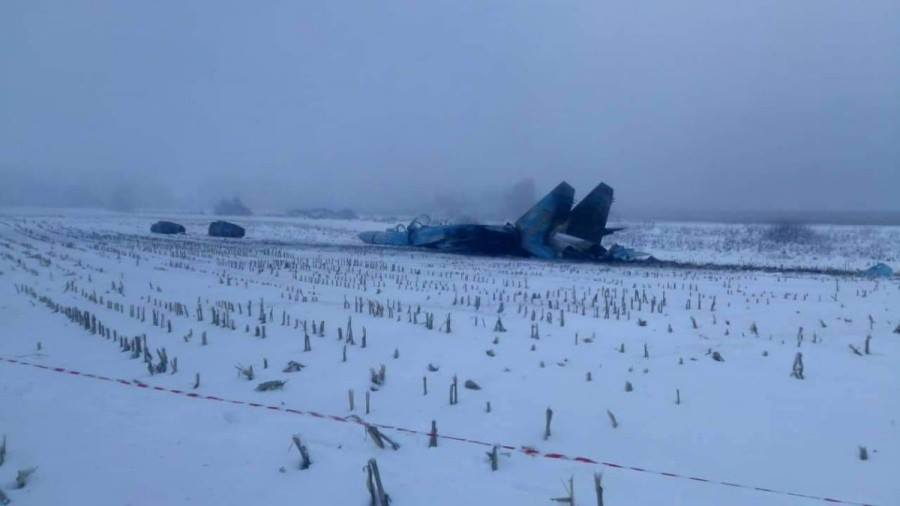 Су-27, который упал на Житомирщине, фото: Scramble magazine