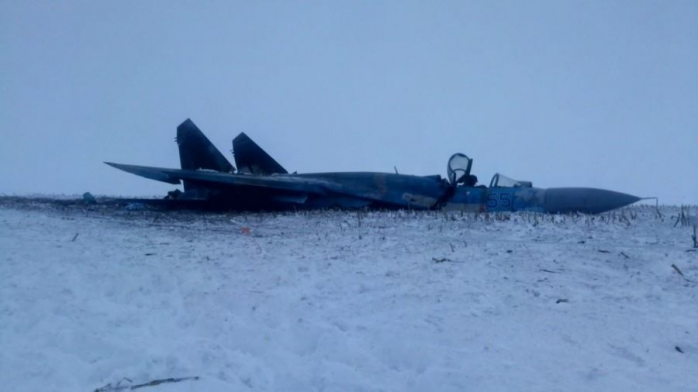 Наслідки падіння Су-27, фото: Scramble magazine