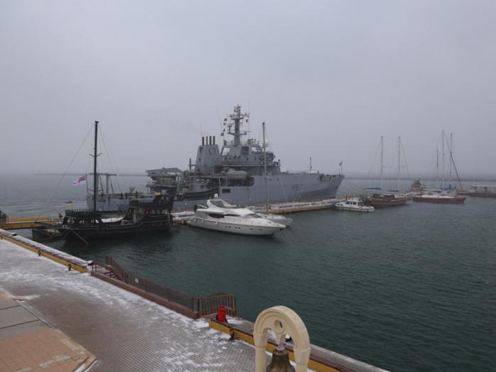 В Одессу прибыл корабль ВМС Великобритании. Фото: «Думская»