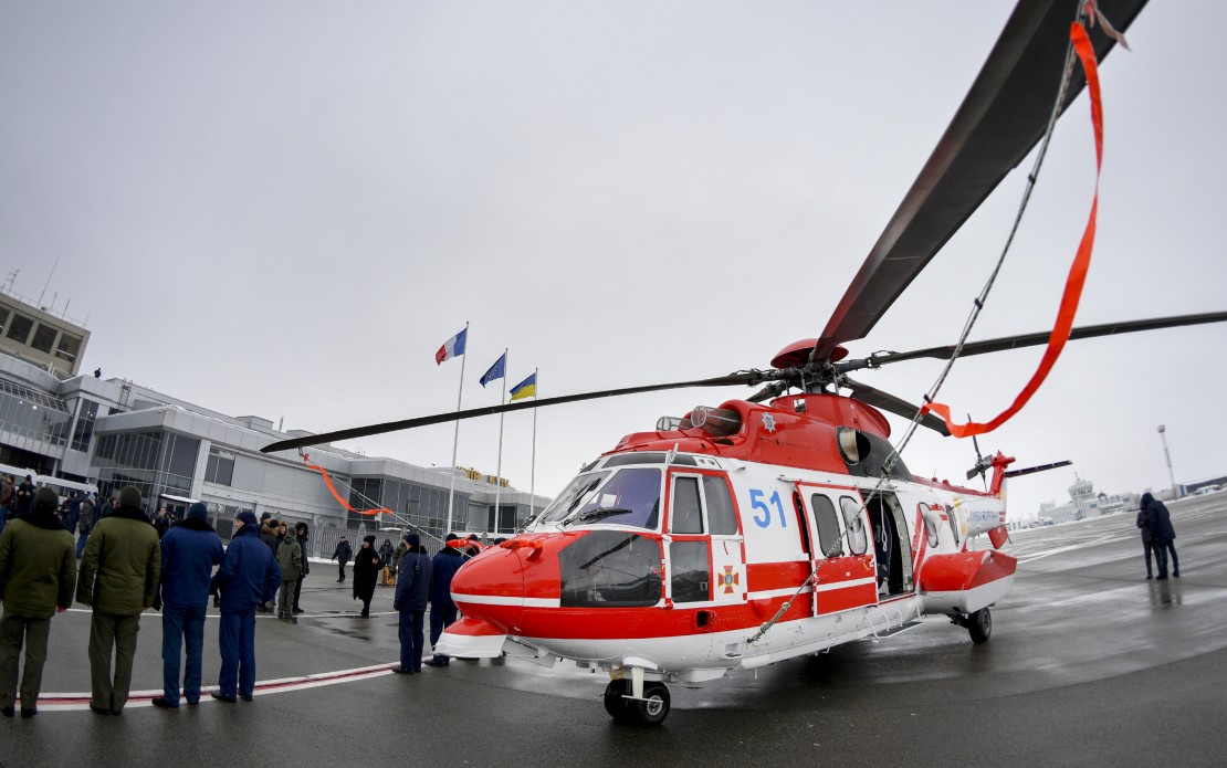 Гелікоптери Airbus Н-225 Н. Фото: president.gov.ua