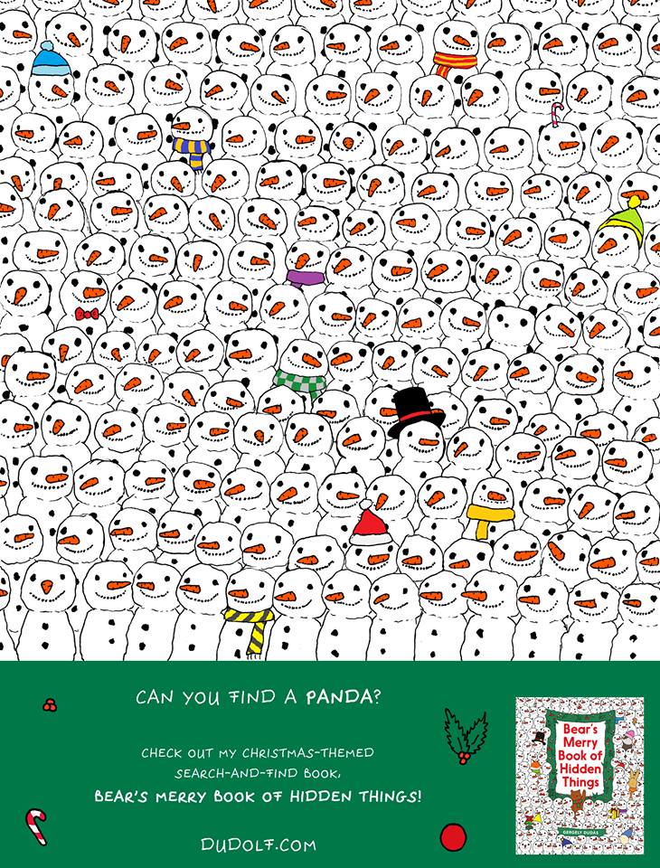 Знайди панду серед сніговиків