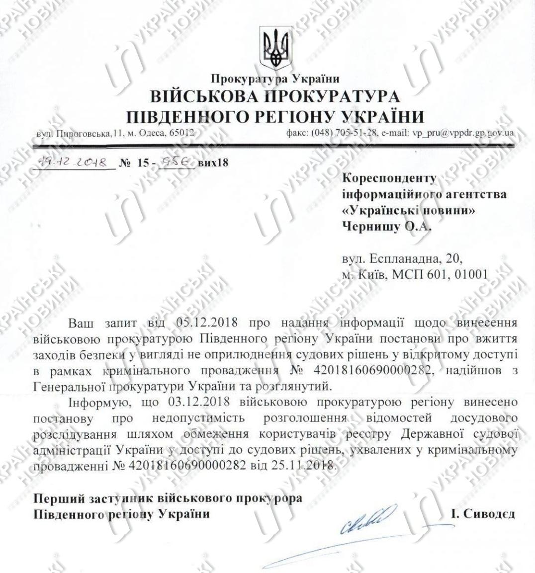 Документ: «Українські новини»