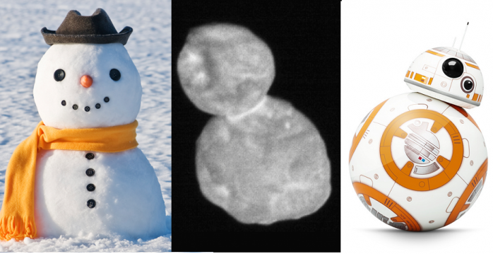 Снеговик или дроид? Фото: NASA
