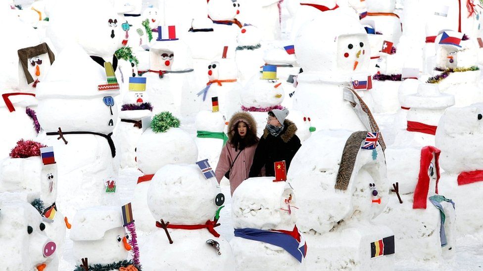 Фестиваль ледяных скульптур в китайском Харбине