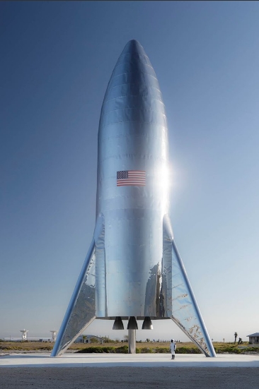 Космічна ракета Starship. Фото: Elon Musk