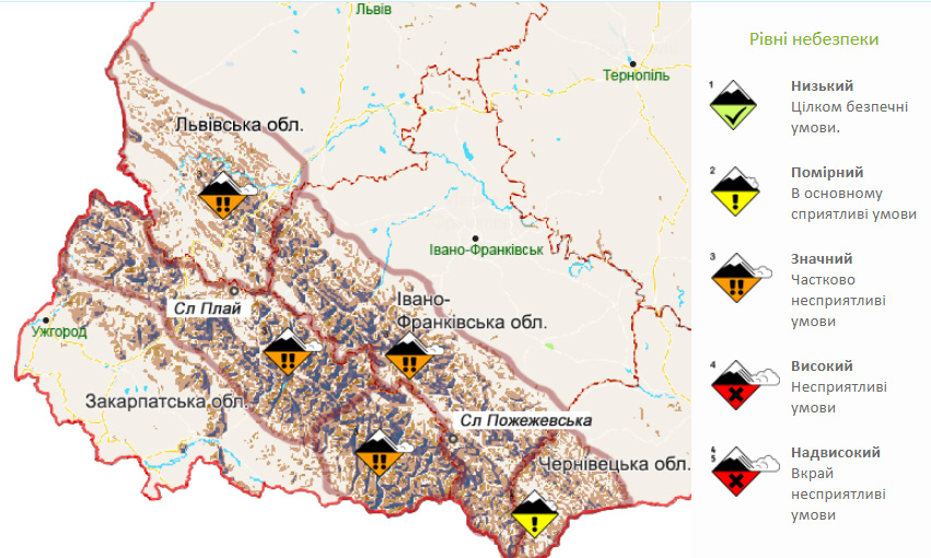 Карта: Гідрометцентр
