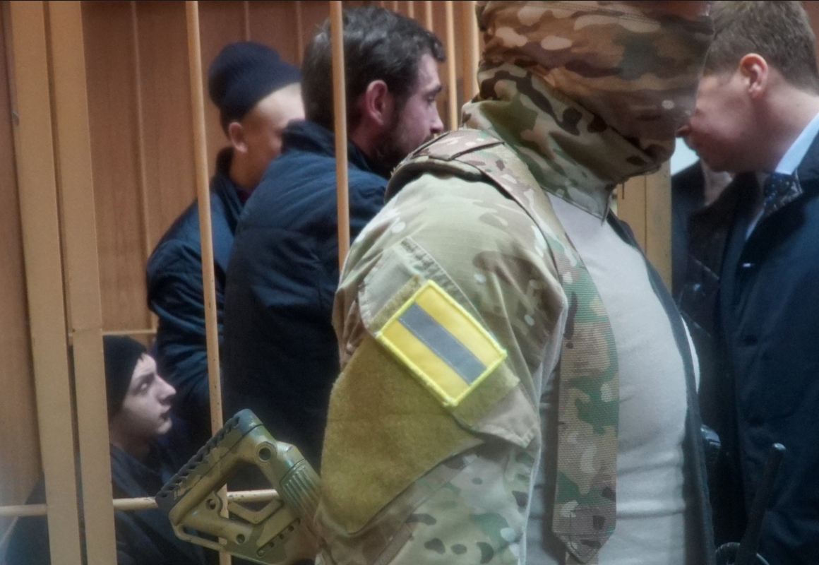 Появились фото из суда над украинскими военнопленными моряками в Москве