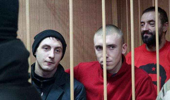 Судилише над украинскими моряками в Москве, фото — "Громадське»