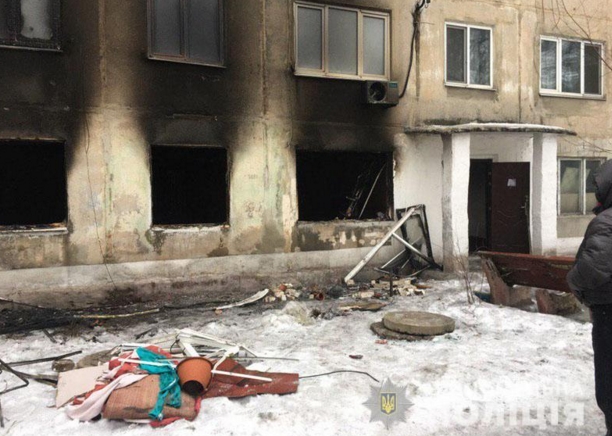 В Донецкой области произошел взрыв в многоэтажном доме. Фото: Нацполиция