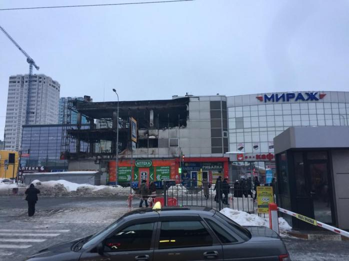 Последствия пожара в ТЦ "Мираж", фото — gx.net.ua