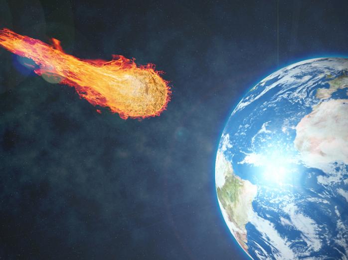Метеорит упал на Землю. Фото: Mir24.tv