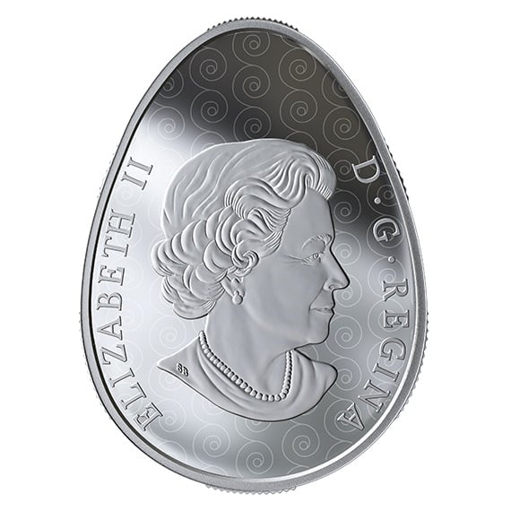 Монета-писанка вироблена з чистого срібла. Фото: unn.com.ua