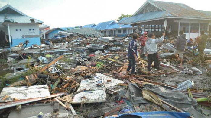 Наслідки землетрусу на Сулавесі в 2018 році, фото: 9news.com.au Землетрус в Індонезії встановив рекорд швидкості – учені Швидкість поширення геологічного розриву під час землетрусу, що вразив місто П