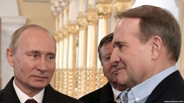 Владимир Путин и Виктор Медведчук, фото — Радио Свобода