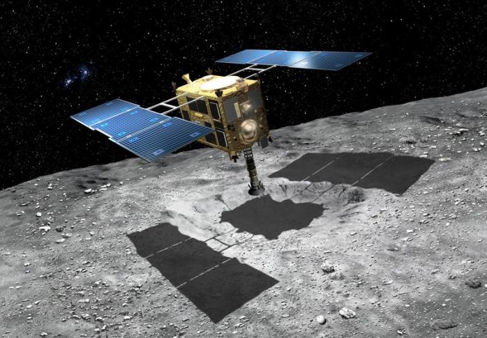 Зонд «Хабаюса-2» досягнув астероїда Рюгу ще в червні минулого року, фото: popmech.ru