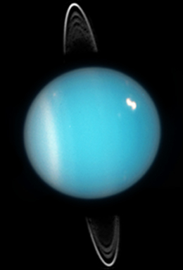 Снимок Урана, сделанный в 2005 году, фото: «Википедия»