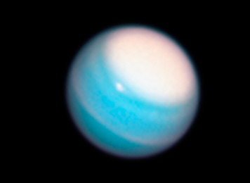 Сделанный недавно телескопом Hubble снимок Урана, фото: media.stsci.edu