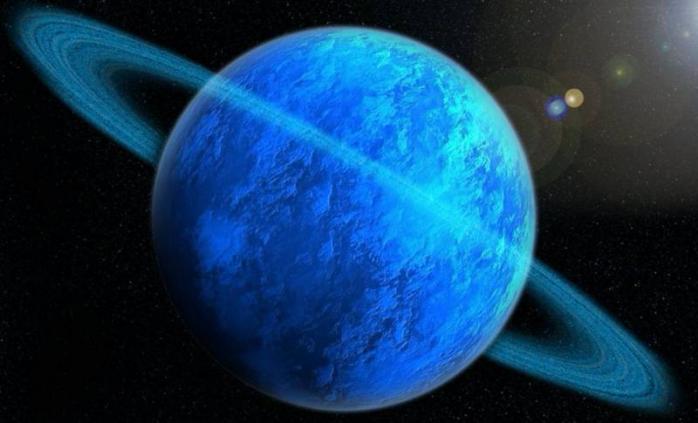 На планете Уран десятки лет продолжается мощный шторм, фото: blogspot.com