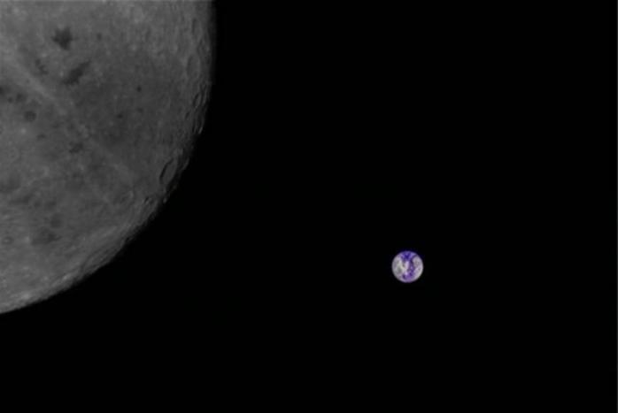 Земля и Луна, фото: camras.nl