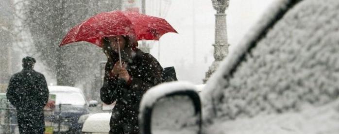 Погода в Украине 12 февраля: синоптики прогнозируют осадки в виде мокрого снега. Фото: ТСН