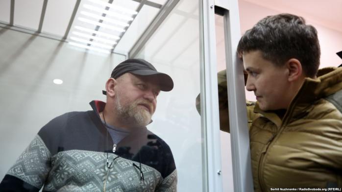 Рубан і Савченко у суді, фото — Радіо Свобода