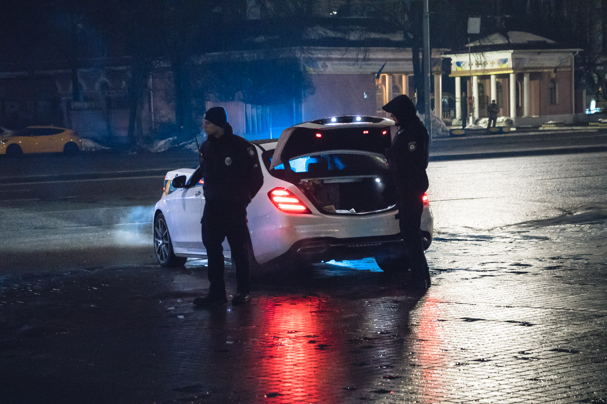 Ночная стрельба в Киеве, фото — Информатор