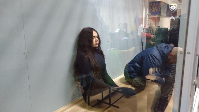Зайцева и Дронов в суде, фото — NewsRoom