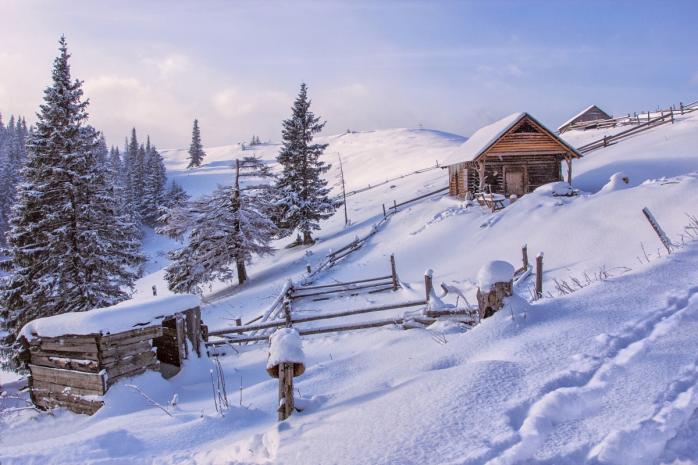 Зимові Карпати, фото: Wikimedia