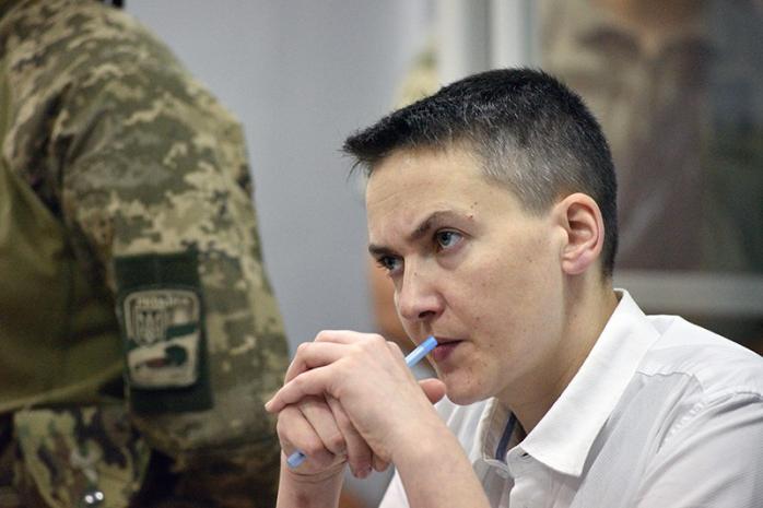 Надежда Савченко в суде, фото: tvc.ru