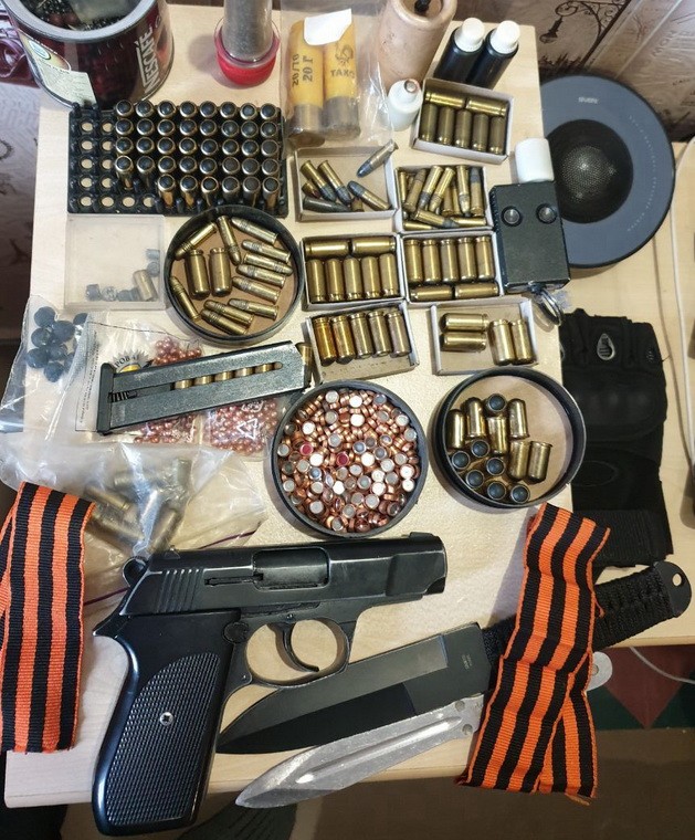 Викриття російського пропагандиста в Дніпрі. Фото: СБУ