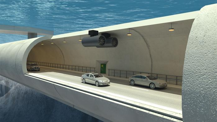 Так будет выглядеть «плавающий туннель», фото: NBC News