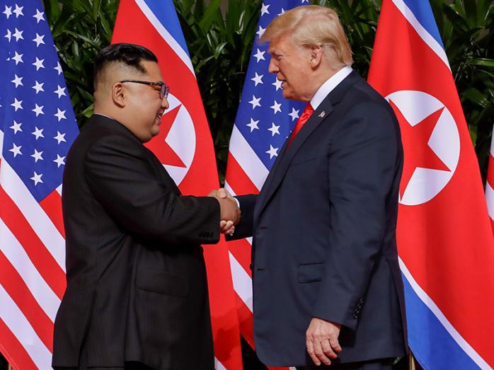 Трамп и Ким Чен Ын. Фото: РБК