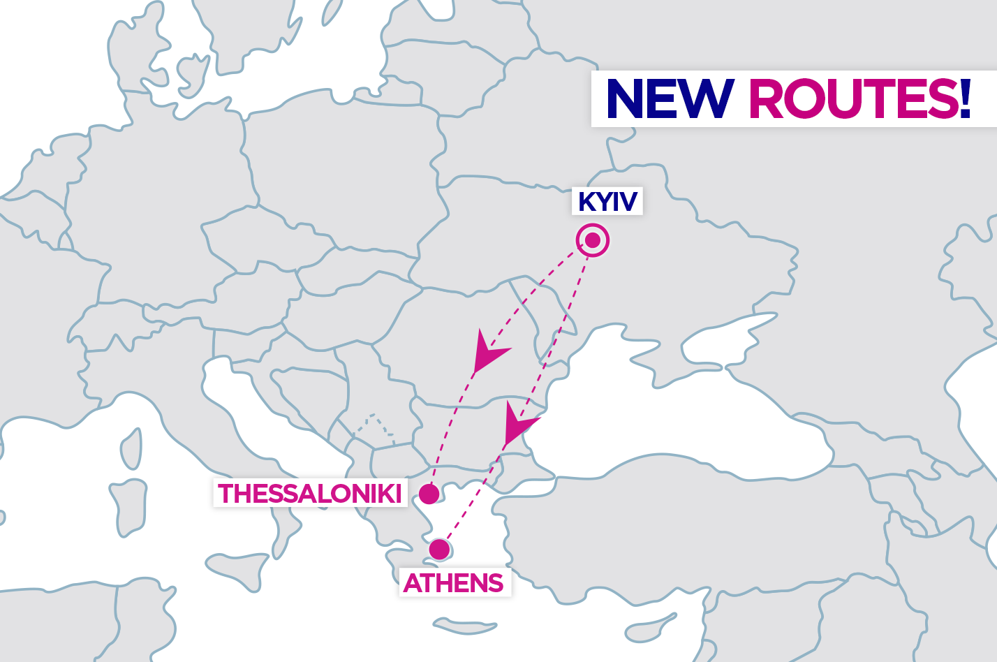 Новые регулярные рейсы в Грецию авиакомпания начнет выполнять в мае 2019 года. Фото: facebook.com/wizzaircom
