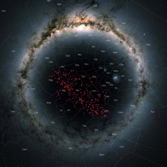 «Звездная река» на небе Южного полушария, фото: Science Alert