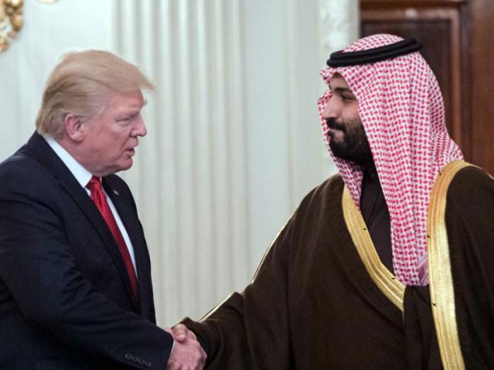 Кронпринц Саудівської Аравії Мохаммед бін Салман та президент США Дональд Трамп. Фото: Радіо Свобода