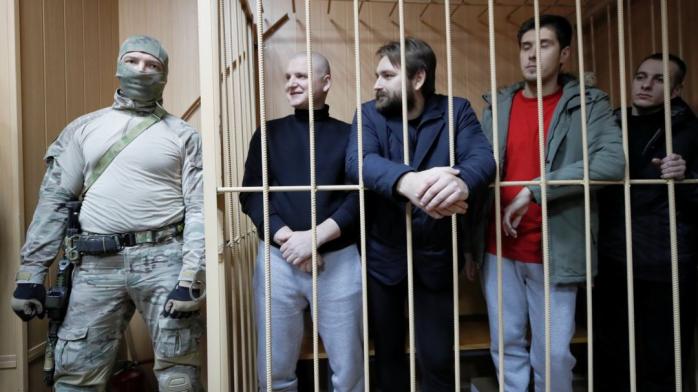 Моряки в Лефортовском суде Москвы, фото — Радио Свобода