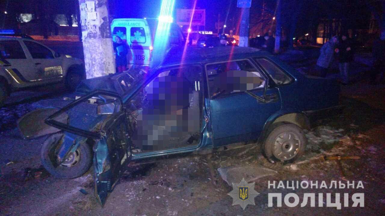 ДТП в Одесі забрала життя двох осіб. Фото: Нацполіція