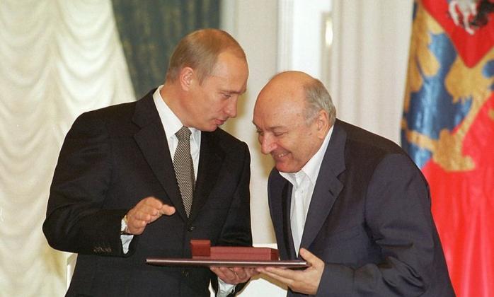 Жванецький і Путін у 2012 році, фото — Украинская Служба Информации