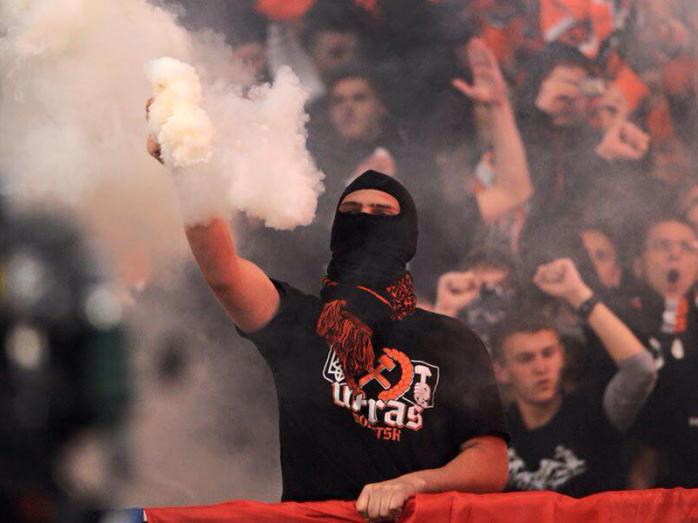 Ультрас ФК «Шахтер». Фото: Ultras Shakhtar Donetsk в Facebook