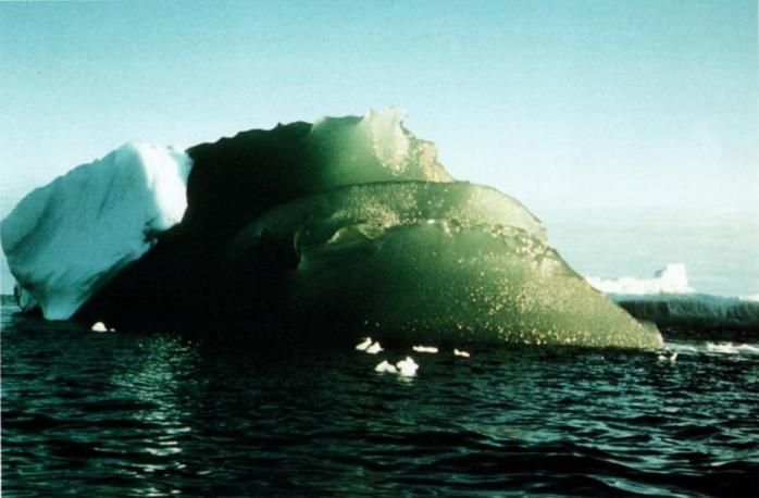 Зеленый айсберг, фото: Университет Вашингтона