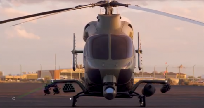 США презентували бойовий вертоліт без рульового гвинта. Фото: Скрин из youtube