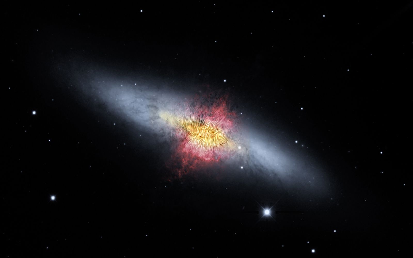 Галактика Сигара. Фото: NASA