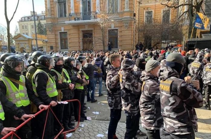 Акции протеста в Киеве, 9 марта 2019 года, фото — Национальная полиция