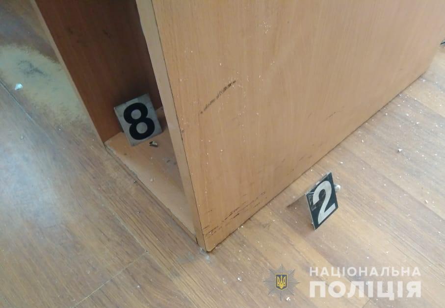 Вещественные доказательства нападения на Голосеевский суд. 