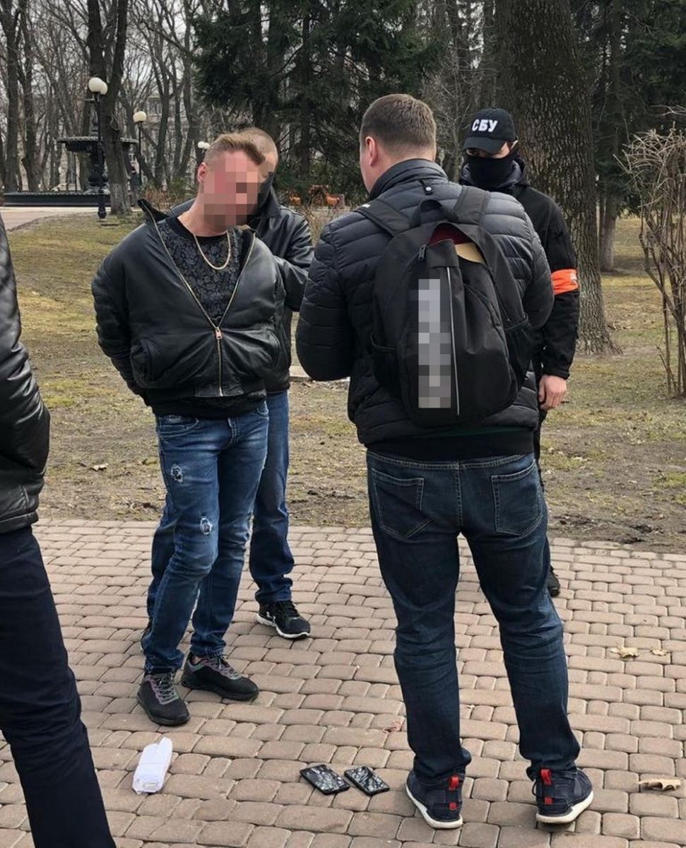 Водитель бывшего советника Авакова задержан за взятку. Фото: СБУ