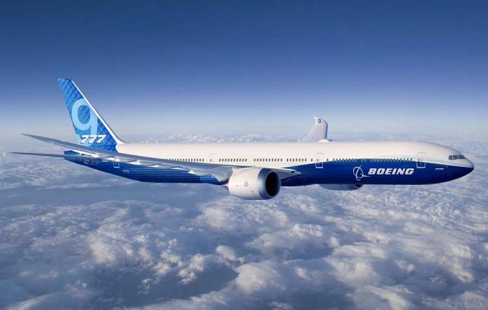 Boeing представил самый длинный в истории пассажирский самолет Boeing 777X-9, фото — BOEING